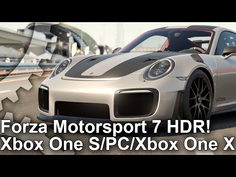 [4K HDR] Forza Motorsport 7 HDR Xbox One X/ PC/ Xbox One S Comparison