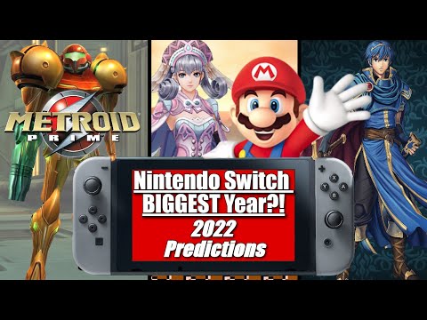 Nintendo Switch 2022 Predictions | Metroid Prime HD, New Fire Emblem, BotW2, XBC3, & More (ft. MVG)
